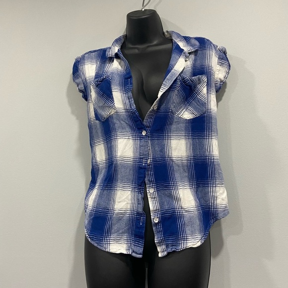 Y2K plaid tee shirt - Picture 1 of 6